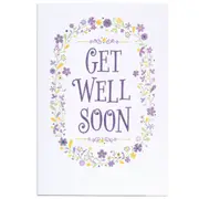 Sweet Floral Get Well Soon Card