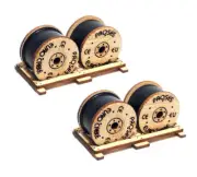 Bachmann HO Cable Drums Kit pkg(2) 39108