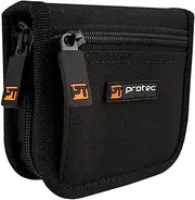 Protec 3-Piece Tuba Mouthpiece Pouch with Zipper Closure