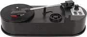 Vintage Portable Record Player Turntable USB to MP3 Converter for Music Lovers, Supports 33 45 PRM, Ideal for Home Entertainment, ABS Material
