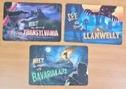 Set of 3 Horror Universal Studios Monsters Post Cards Dracula Wolf Man Lootcrate