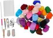 1 Set Felt Crafts Needle Felting Kit Complete Supplies for DIY Projects for Beginners and Creative Adults Easy to Use Craft Tools for Imagination and Hands Fun