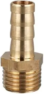 1Pcs BSP Hose connector Brass Pipe Fitting 6mm/8mm/10mm/12mm/16mm/19mm/25mm, Hose Barb Tail Male BSP Thread Connector Joint Copper Coupler Adapter