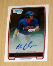 2012 Bowman Chrome on-card autograph prospect Boss Moanaroa