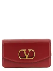 [Valentino Garavani] Valentino Garavani-Vain Clutch Rosso-Donna OS