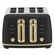 Morphy Richards Ascend Soft Gold 4 Slice Toaster - Black