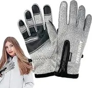 [Generic] USB Winter Heater Gloves - Winter Sports Gloves, Winter Warm Gloves with USB Hand Warmer | Vista Waterproof Touch Screen Hand Ski Glove Warmer, Touchscreen Sports Gloves, Men and Women