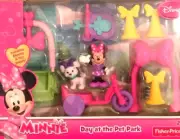 NIB Fisher-Price Disney Minnie Mouse A Day at the Pet Park Dog Puppy Toy Set