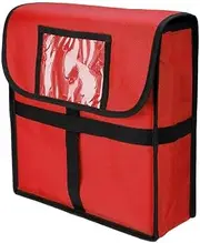 Food Delivery Bag 11 Inches Delivery Box Thermal Insulated Pizza Delivery Bag Takeaway Case Hot Food Storage Pizza 33 X 33 X 11 Cm (Color : Red) (Color : Red)