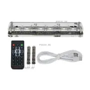 IN-14 6-Digit Nixie Tube Clock Desktop Clock w/Remote Control LED Colorful Light
