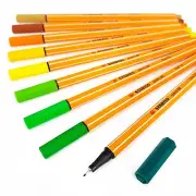STABILO Point 88 Fineliners – Assorted Set of 9 Colours – Nature Tones