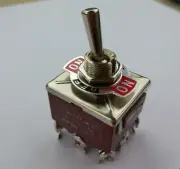 10Pcs TPDT ON/OFF/ON Industrial Toggle Switches 303 triple pole double throw