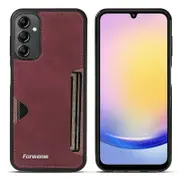 FORWENW F5 Series For Samsung Galaxy A25 5G (Global) (161.0 x 76.5 x 8.3mm) Case Card Holder Phone C