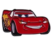 Animated Movie - Cars enamel pin - Lightning McQueen - Australian Stock