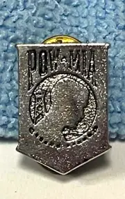 P.O.W. Pin "Real" Pewter Lead Free Great to Customize Jacket Vest Hat Boots New