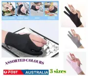 2 Finger Palm Rejection Artist Glove For iPad ,Tablet Graphic Sketching Drawing