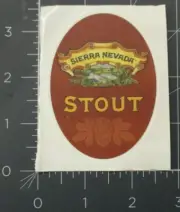 SIERRA NEVADA BREWING California Stout STICKER decal craft beer