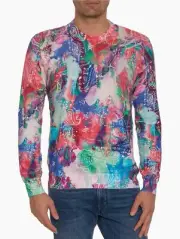 Robert Graham Night Gallery Paisley Sweater - Mens Size Large