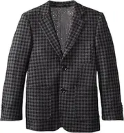 [Isaac Mizrahi] Black Label Big Boy's Plaid Wool Blazer