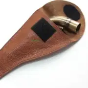 High Quality Alto Saxophone Mouthpiece Neck Leather Bag Case Fast Ship NEW US