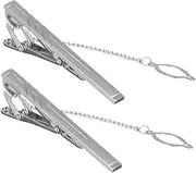 [COLLBATH] Classic Design Metal Tie Clip Men's Business Necktie Clips Wedding Tie Clips Metal Tie Clamp Fashionable Tie Clips