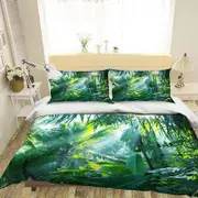 3D Sunshine Rainforest 175 Bedding Set Pillowcases Quilt Duvet Cover Set Queen King