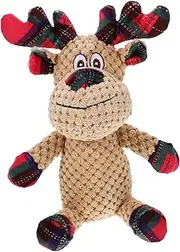 Dog Christmas Toys Dog Training Ball Plush Dog Toy Reindeer Holiday Dog Toy