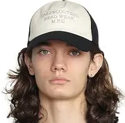 [UNDERCONTROL] Logo Embroidery Big Size Long Brimmed Twill Cotton Four Seasons Wear Unisex Daily Color Ball Cap Korean Hat