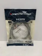 MONSTER HDMI CABLE HDMI Ultra High Speed/Ethernet/3D 4ft Brand New