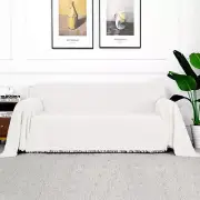White Sofa Covers for 3 Cushion Couch Geometrical Living Room Sofa Throws Sofa S