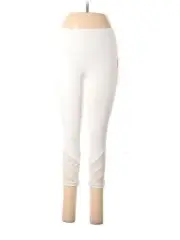 LULULEMON ATHLETICA Solid White Wunder Under HR Crop 21" Lace Leggings - US 6