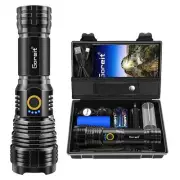 Flashlights LED High Lumens Rechargeable, 2000 Lumens XHP70.2 Super Bright Fl...