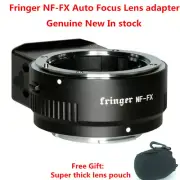Fringer NF-FX Auto Focus Lens Adapter For Nikon F to for Fujifilm X Fuji X-T3 T4