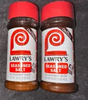 Lawry's Economy Size Seasoned Salt, 2-16 Oz Bottles - No MSG