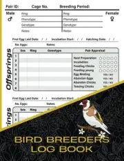 Bird Breeders Log Book: Use This Bird Breeding Log Book To Keep Records For Bree