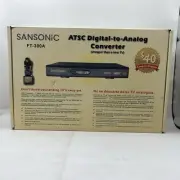 Sansonic: Model FT-300A Digital to Analog Converter ATSC Box w/Remote • New
