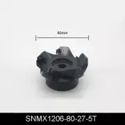 SNMX1206 80-27 5Flute 80mm CNC Face Milling Cutter Head For SNMX1206 Inserts