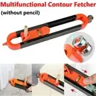 Carpenter Tool Profile Scribing Ruler Contour Gauge with Lock Professional Gauge