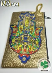 Monedero Bordado Mano De Protección Yoruba Religion santeria