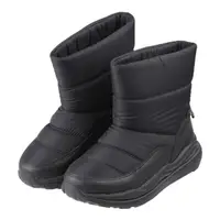 在飛比找momo購物網優惠-【布布童鞋】CONNIFE騎士黑防潑水中筒兒童雪靴(Q3Y1