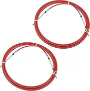 Motoforti 2pcs 30ft 9 Meter 354 Inch Marine Type 3300 / 33C Throttle Shift Remote Control Box Cable for Yamaha Outboard Engine Boat Motor Steering System Red