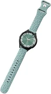 [ENGSH] 20mm 22mm leopard Engraved Band fit for Samsung Galaxy Watch 7 6 5 4 40mm 44mm Gear S3 Silicone Strap 6Classic 43mm 47mm Active 2