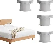 Bed Sheet Holder, Corner Sheet Strap Heavy Duty Lock Bedsheet Keeper, Removable Bed Sheet Holder, Non-Slip Bedsheet Grippers Keep in Place Bedding Accessories for All Mattress 4pcs (Gray, L)