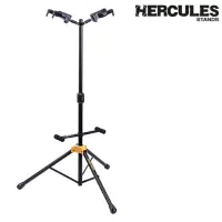 在飛比找momo購物網優惠-【非凡樂器】HERCULES頂背式雙支吉他架(GS422B)