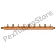 9 Port 1/2" PEX Plumbing Manifold (Copper) by Sioux Chief 672X0990 CLOSED