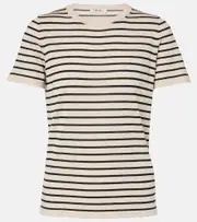 ['S Max Mara] 'S Max Mara Wool T-shirt UK 14 beige
