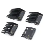 4 PCS Hair Clipper Guide Combs Attachment Groin Mustache Trimmer