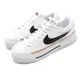 Nike 休閒鞋 Wmns Court Legacy Lift 女鞋 白 黑 咖啡 厚底 增高 拼接 DM7590-100 [ACS 跨運動]