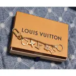 LV M65111 FLEUR DE MONOGRAM LV鏈條吊飾 鑰匙圈 LOUIS VUITTON