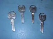 Lot of 4 - B NEW GM Door Trunk "D" Key Blank envelope 185